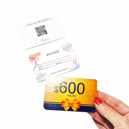 Gift cards doble faz x100